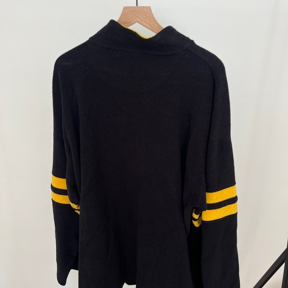 90s NFL Black and Gold Steelers Fleece big and tall - Picture 4 of 5